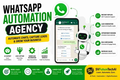 WhatsApp Automation Agency क्या है? 2026 में AI और Automation की मदद से सफल व्यवसाय कैसे शुरू करें